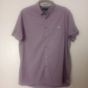 Ted Baker Men's Short Sleeve Button Up Shirt